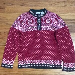 L.L. Bean Fair Isle Nordic Girls Sweater